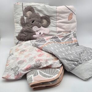 Lamb & Ivy Calypso Crib Set w/  Crib Sheet, Bedskirt, & Comforter